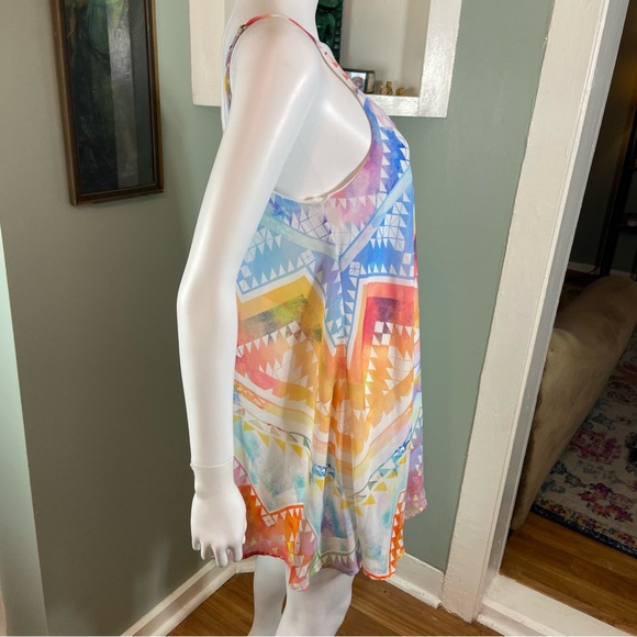 Show Me Your MuMu salvation mountain Southwestern trapeze tunic top blouse xs - Picture 5 of 12